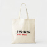  TWO BUNS  Tote Bags
