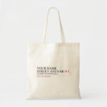 Your Name Street anuvab  Tote Bags