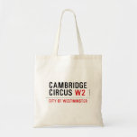 Cambridge Circus  Tote Bags