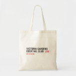 VICTORIA GARDENS  COCKTAIL CLUB   Tote Bags