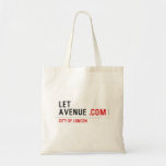 LET  AVENUE  Tote Bags