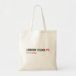London vegan  Tote Bags