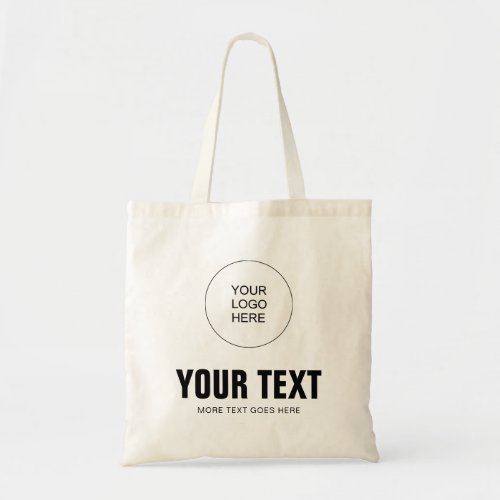 Tote Bags Custom Add Text Logo Here Elegant