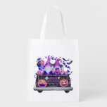 Tote Bags in Halloween Gnomes Pickup Truck 
