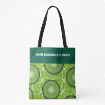 Tote bags kiwi essence green