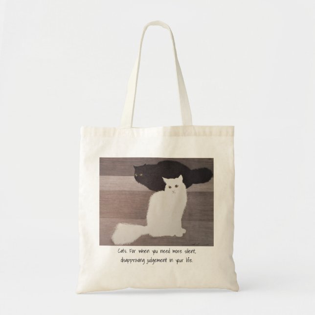 Tote: Cats - For when you need more disapproval Tote Bag (Front)