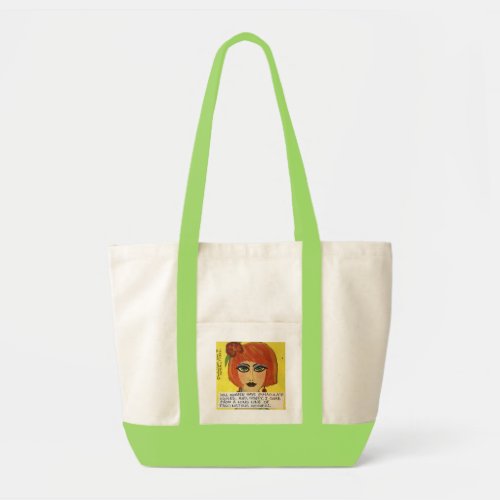 TOTE- DULL WOMEN HAVE IMMACULATE HOUSES TOTE BAG