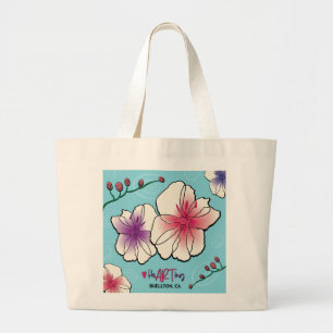Tote - Flowers and Vines - Buellton.Art 