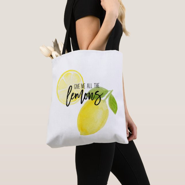 Tote Give me all the lemons (Close Up)
