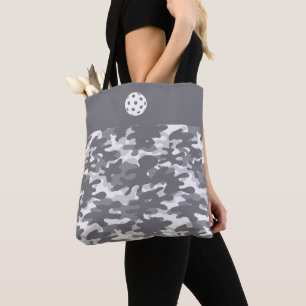 Tote Gray Camo Bag