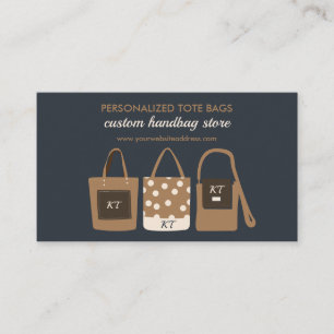 Tote Handbag Purse Business Card