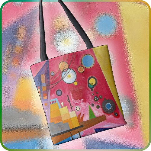 TOTE _ Heavy Red _Abstract Art Image _ Kandinsky