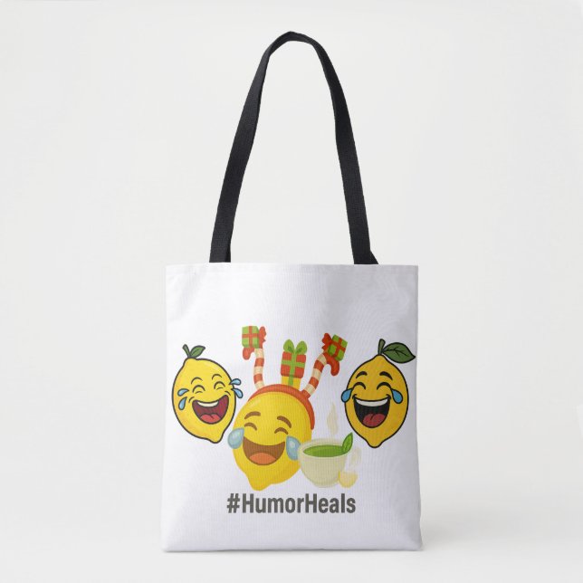 Tote Humor Heals LemonHead (Front)