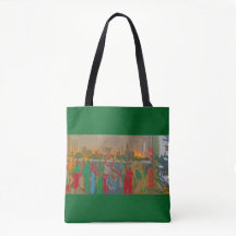 Tote- Hung by the chimney with care.