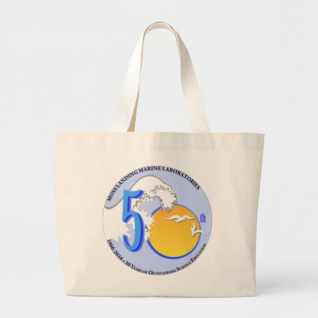 Tote (jumbo): MLML 50th round wave/sun (Front)