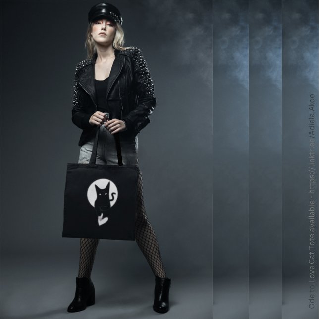 Tote - Ode to Love Cat by Poet Adiela Akoo Bag (Ode to Love Tote by Poet Adiela Akoo. LOVE it? GET it! Shop the collection for more wonderful finds!)