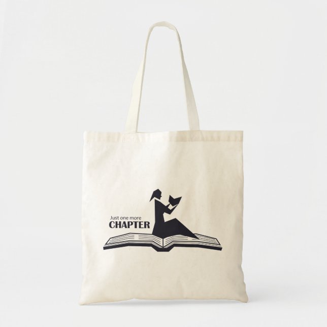 Tote Open Book Female Reading (Front)