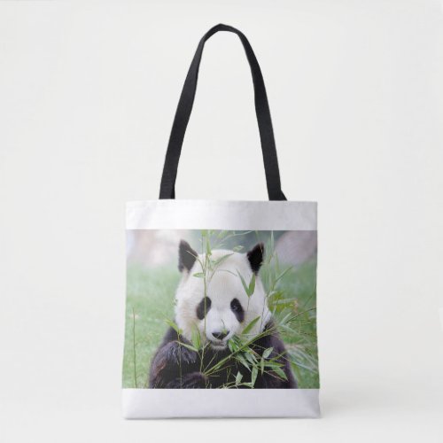 Tote Photo giant panda Tote Bag