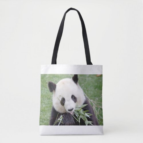 Tote Photo giant panda Tote Bag