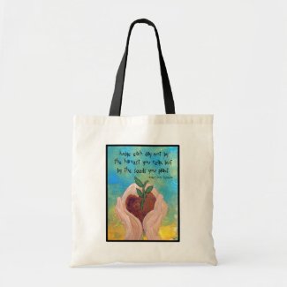 Tote: Robert Louis Stevenson Quote Art Budget Tote Bag
