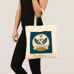 Tote- Soccer Football - Personalized - Add Name Tote Bag
