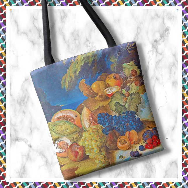 TOTE - Still life: Melons, Grapes, Peach, Cherries Bag (Creator Uploaded)