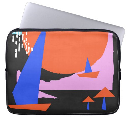 Tote the Elements Abstract Beach Laptop Sleeve