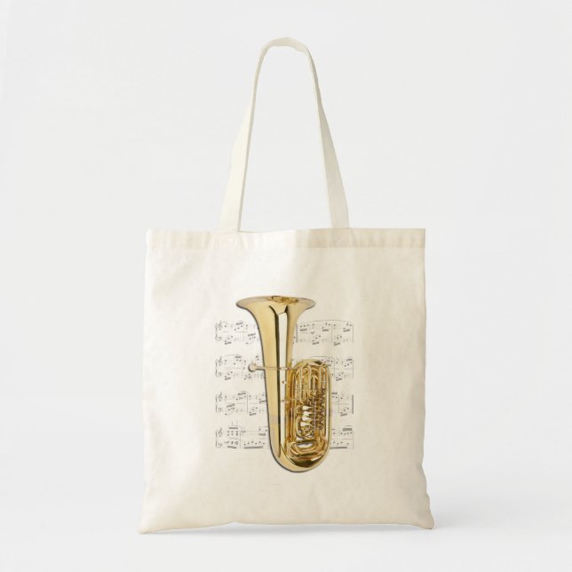 Tote - Tuba and sheet music Bag (Front)