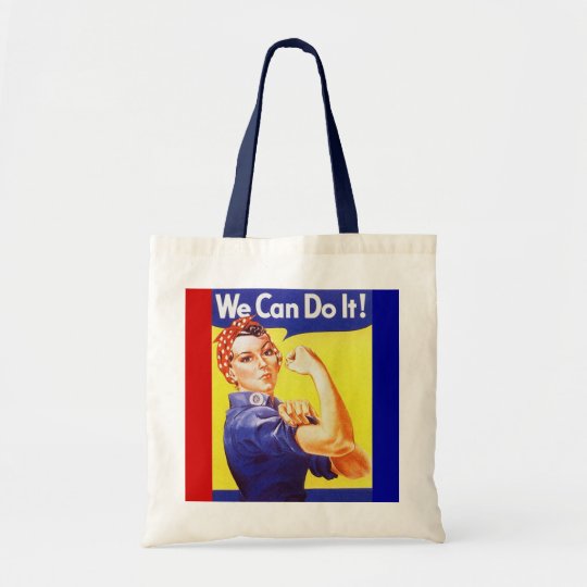 Tote "We Can Do It!" Slogan Rosie the Riveter
