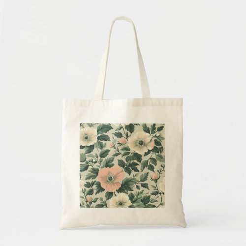 Tote with 19th_century botanical illustration 3