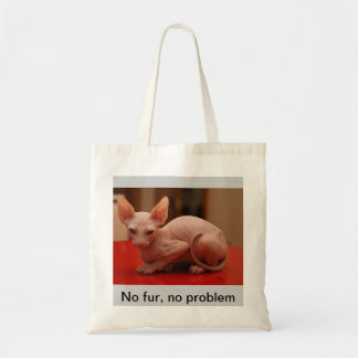 tote with a cute sphynx kitten bag