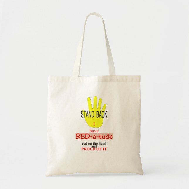 Tote with an attitude. bag (Front)