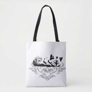 Tote with cat bag
