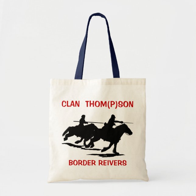 Tote with Clan Thom(p)son and Border Reivers Bag (Front)