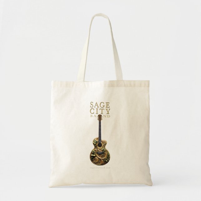 Tote with Sage City bad logo. Bag (Front)