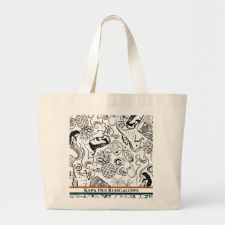 Tote with Tiki Summer Vibes for Shopping