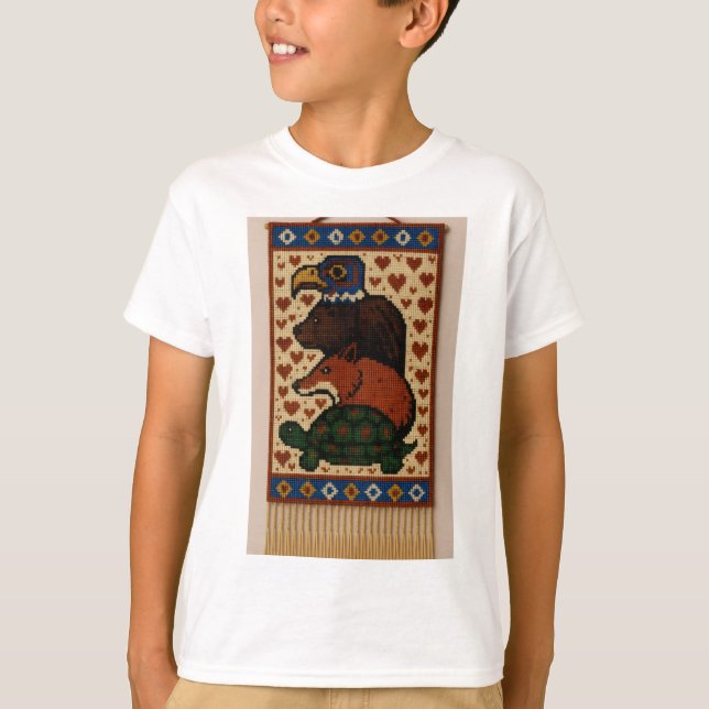 Totem Animal Beads T-Shirt (Front)