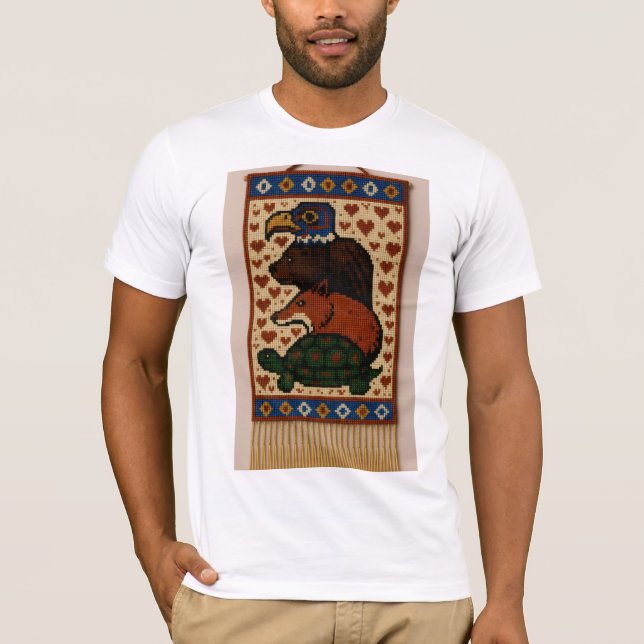 Totem Animal Beads T-Shirt (Front)
