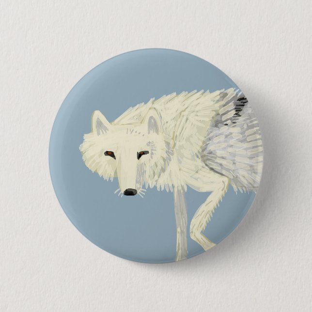 Totem Artic Wolf Button (Front)