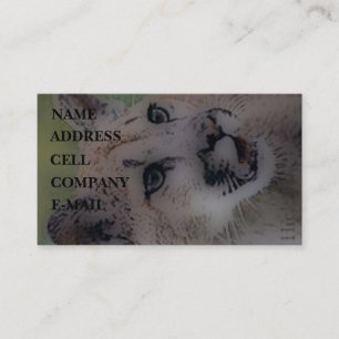 'Totem Cougar on the Hunt' Business Card
