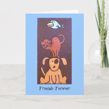 Totem Friends Card by ronaldyork at Zazzle