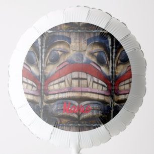 Totem Pole Face Thunder_Cove Balloon