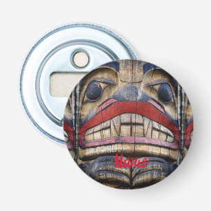 Totem Pole Face Thunder_Cove Bottle Opener