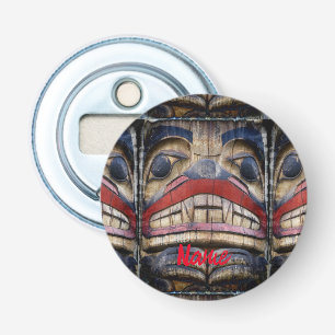 Totem Pole Face Thunder_Cove Bottle Opener