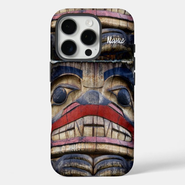 Totem Pole Face Thunder_Cove Case-Mate iPhone Case (Back)