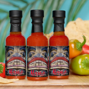 Totem Pole Face Thunder_Cove Hot Sauces