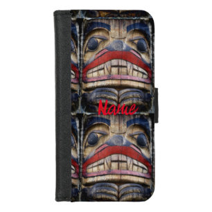 Totem Pole Face Thunder_Cove  iPhone 8/7 Wallet Case