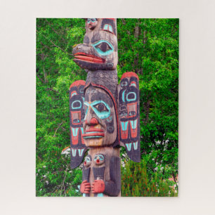 Totem Pole Jigsaw Puzzle