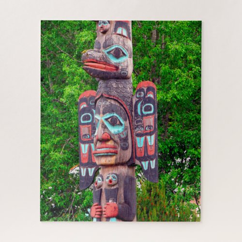 Totem Pole Jigsaw Puzzle