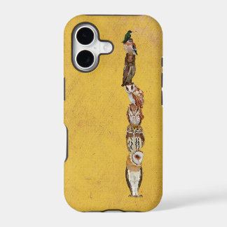 TOTEM POLE OF BIRDS iPhone 17 CASE